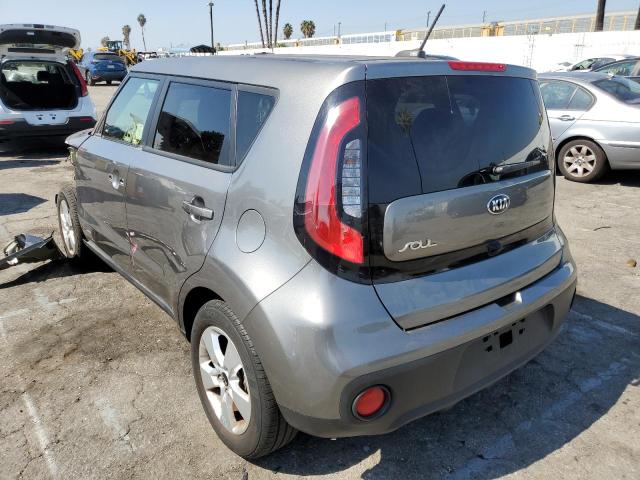 KNDJN2A2XK7025693 - 2019 KIA SOUL GRAY photo 3