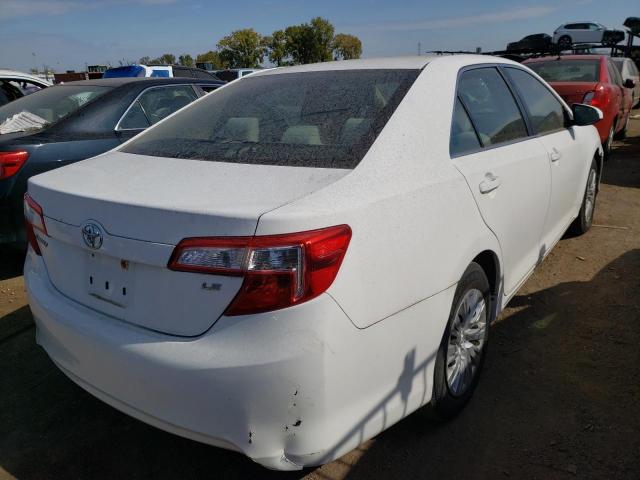 4T1BF1FK8CU519196 - 2012 TOYOTA CAMRY BASE WHITE photo 4