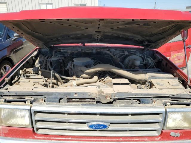 1FTDF15N3KPB31881 - 1989 FORD F150 RED photo 11