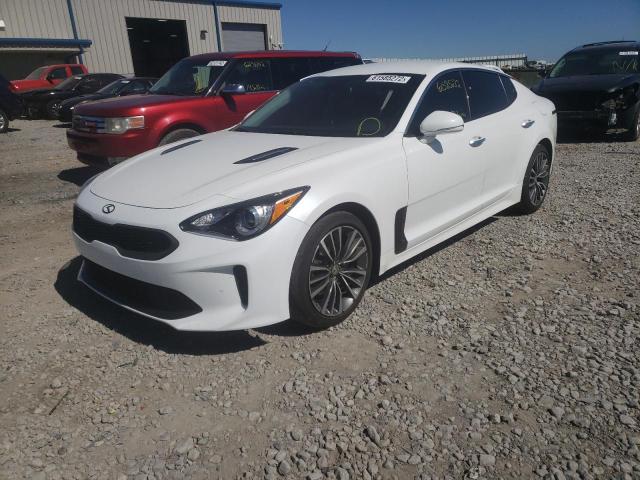 KNAE15LA8K6048511 - 2019 KIA STINGER WHITE photo 2