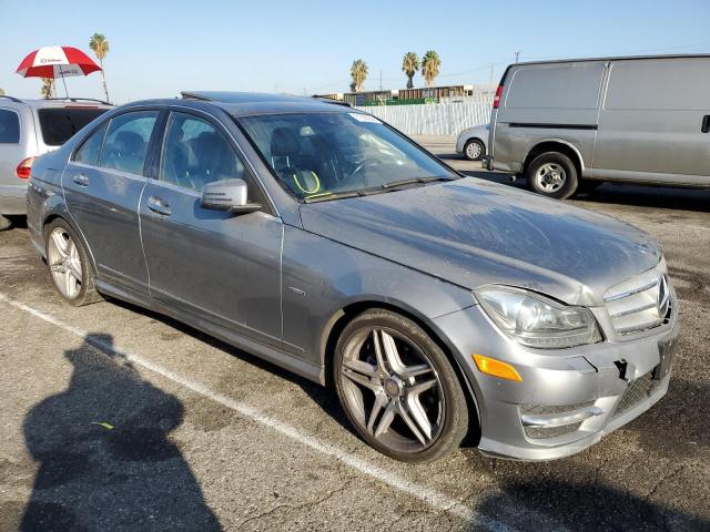 WDDGF4HB2CR236357 - 2012 MERCEDES-BENZ C 250 GRAY photo 1