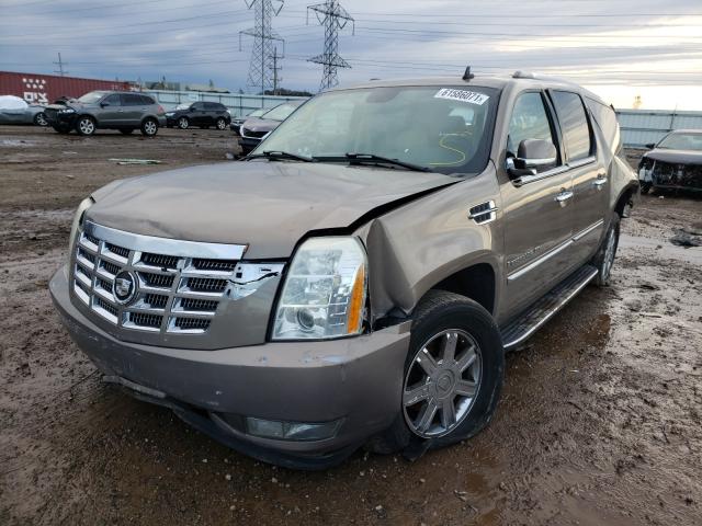 1GYFK66857R210131 - 2007 CADILLAC ESCALADE E TAN photo 2