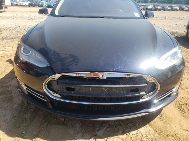 5YJSA1DPXDFP04300 - 2013 TESLA MODEL S Կապույտ լուսանկար 9
