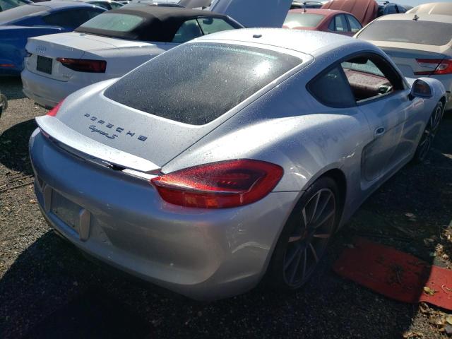 WP0AB2A88EK191967 - 2014 PORSCHE CAYMAN S SILVER photo 4