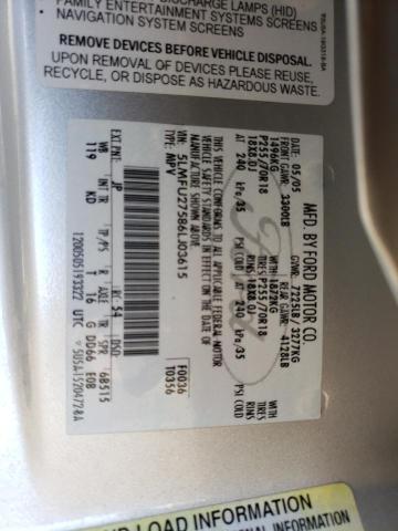 5LMFU27586LJ03615 - 2006 LINCOLN NAVIGATOR SILVER photo 10