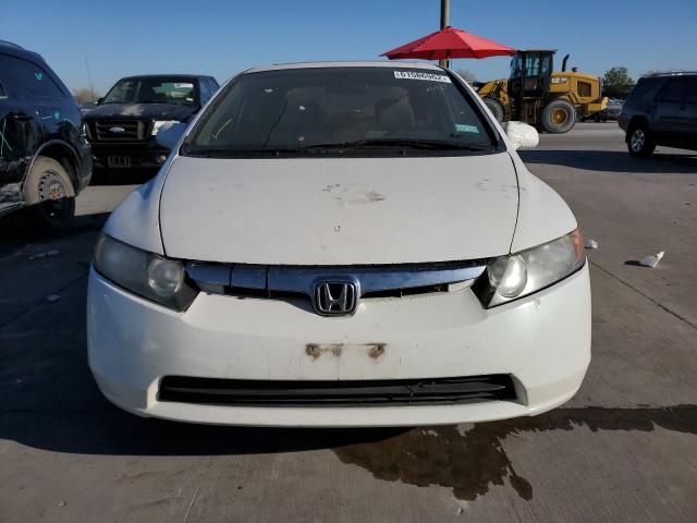 1HGFA16867L056545 - 2007 HONDA CIVIC EX WHITE photo 5