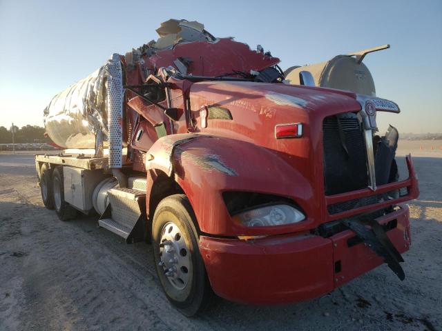 2XKBD58X4CM308862 - 2012 KENWORTH CONSTRUCTI RED photo 1