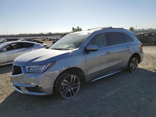5FRYD4H87HB011954 - 2017 ACURA MDX ADVANC SILVER photo 2