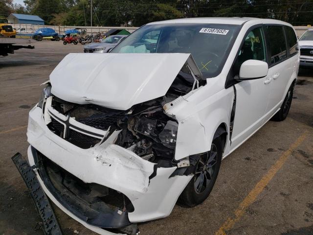 2C4RDGEG2JR159653 - 2018 DODGE GRAND CARA WHITE photo 2