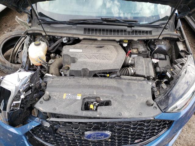 2FMPK4AP7KBC15979 - 2019 FORD EDGE ST BLUE photo 12