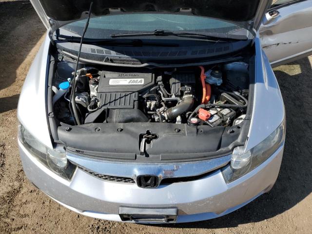 JHMFA3F26AS002597 - 2010 HONDA CIVIC HYBR SILVER photo 7