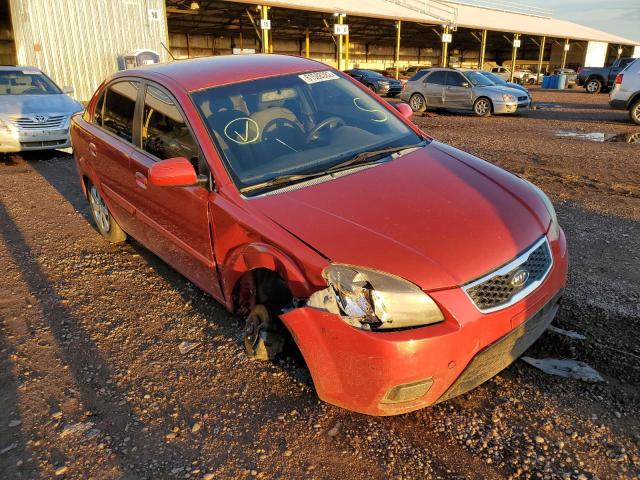 KNADH4A35B6912601 - 2011 KIA RIO BASE RED photo 1