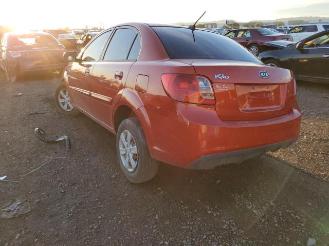 KNADH4A35B6912601 - 2011 KIA RIO BASE RED photo 3