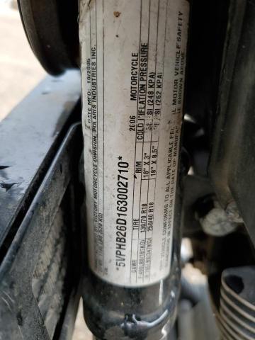 5VPHB26D163002710 - 2006 VICTORY MOTORCYCLES HAMMER 黑色 照片 10