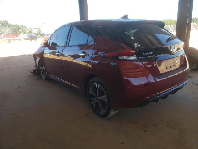 1N4AZ1CV6NC556185 - 2022 NISSAN LEAF SV RED photo 3