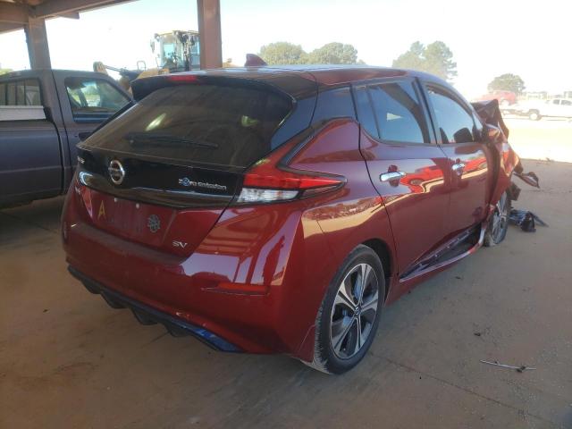 1N4AZ1CV6NC556185 - 2022 NISSAN LEAF SV RED photo 4