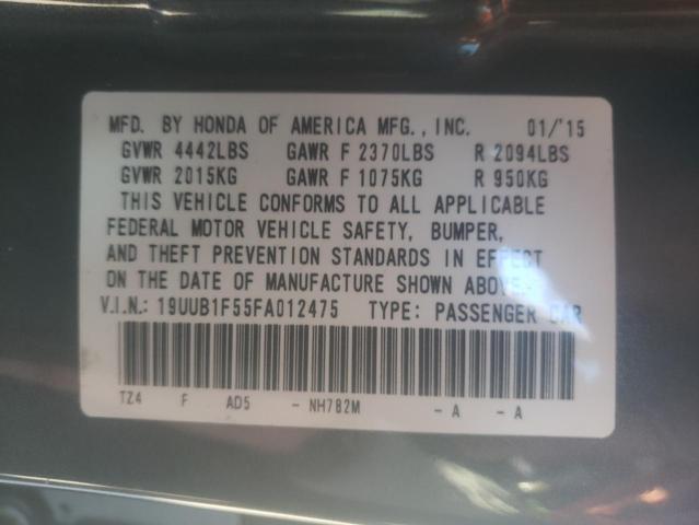 19UUB1F55FA012475 - 2015 ACURA TLX TECH BLUE photo 10