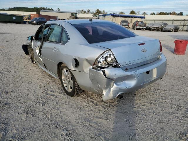 2G1WB5E35E1187874 - 2014 CHEVROLET IMPALA LIM SILVER photo 3