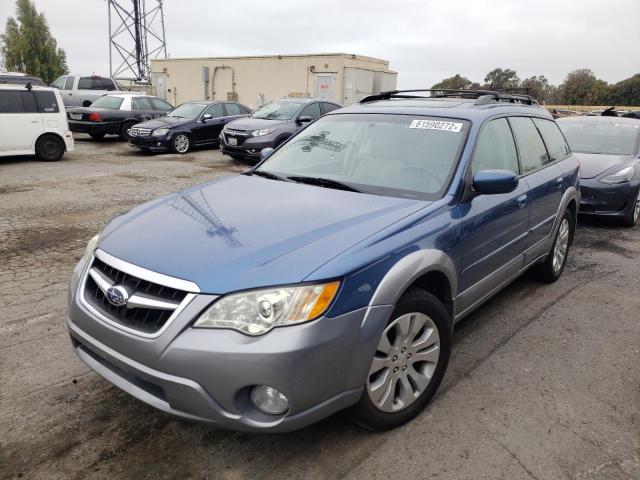 4S4BP62C787357172 - 2008 SUBARU OUTBACK BLUE photo 2