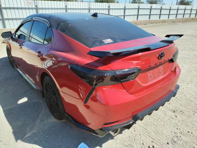 4T1NZ1AK1LU036693 - 2020 TOYOTA CAMRY TRD RED photo 3