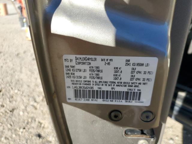 1J4GL38K35W624385 - 2005 JEEP LIBERTY RE 棕色 照片 10