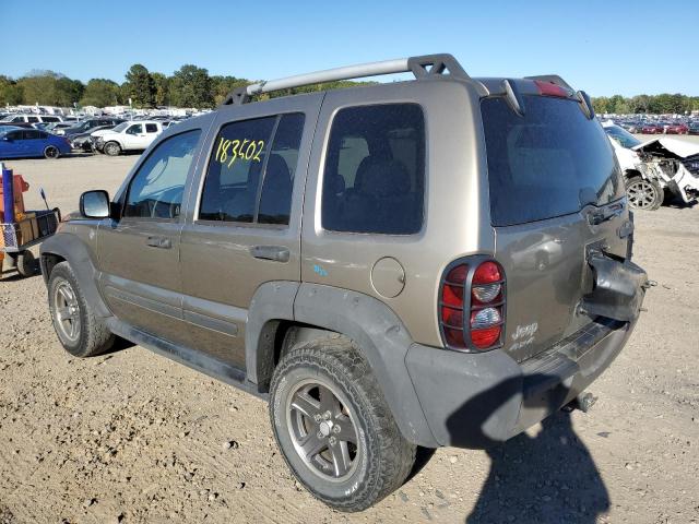 1J4GL38K35W624385 - 2005 JEEP LIBERTY RE TAN photo 3