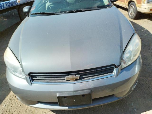 2G1WK15N179279420 - 2007 CHEVROLET MONTE CARL ნაცრისფერი ფოტო 9