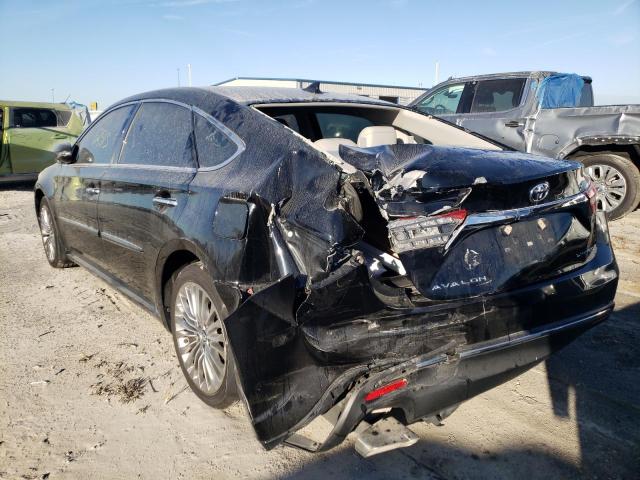 4T1BK1EB6GU206487 - 2016 TOYOTA AVALON XLE BLACK photo 3
