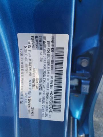 3MYDLBYV5KY516255 - 2019 TOYOTA YARIS L BLUE photo 10