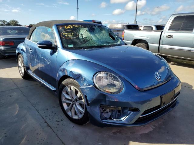 3VW517AT5HM807219 - 2017 VOLKSWAGEN BEETLE S/S BLUE photo 9