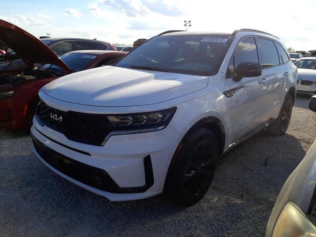 5XYRK4LF7NG127368 - 2022 KIA SORENTO SX WHITE photo 2