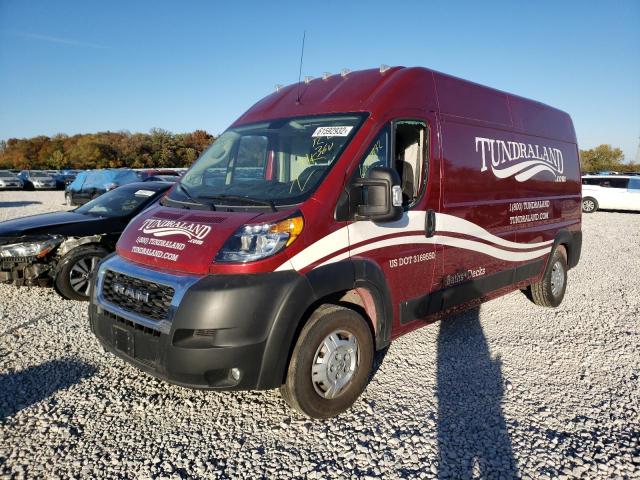 3C6LRVDG9ME565326 - 2021 RAM PROMASTER RED photo 2