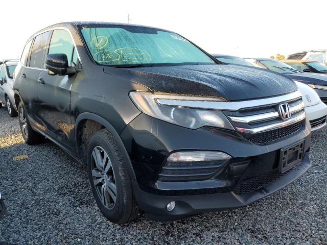 5FNYF6H76HB019946 - 2017 HONDA PILOT EXLN BLACK photo 1