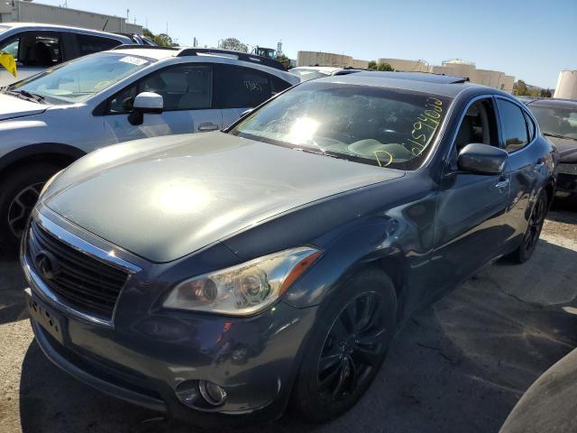 JN1EY1AP4CM910069 - 2012 INFINITI M35H TEAL photo 2