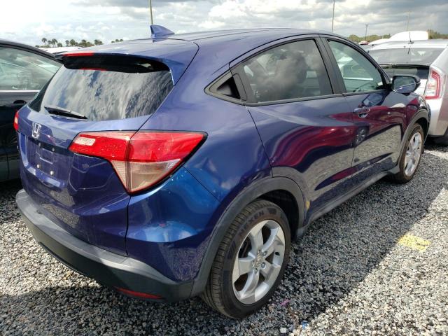 3CZRU5H52GM729515 - 2016 HONDA HR-V EX BLUE photo 4