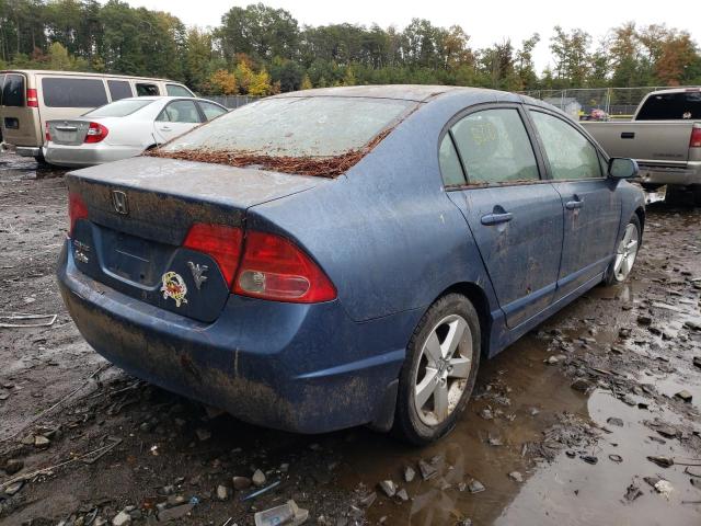 2HGFA16958H505351 - 2008 HONDA CIVIC EXL Mavi foto 4