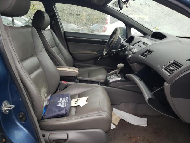 2HGFA16958H505351 - 2008 HONDA CIVIC EXL Mavi foto 5