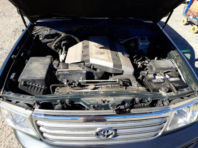 JTEHT05J742061363 - 2004 TOYOTA LAND CRUIS GREEN photo 7