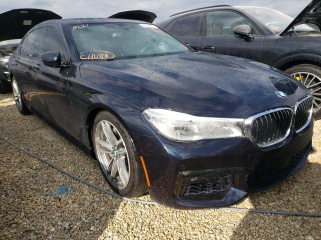 WBA7F0C57JGM23197 - 2018 BMW 750 I Azul foto 1
