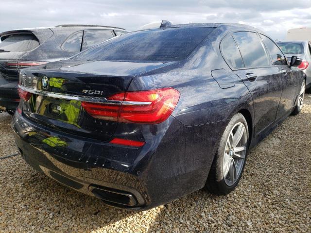 WBA7F0C57JGM23197 - 2018 BMW 750 I Azul foto 4