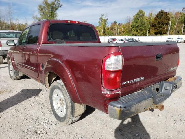 5TBDT44146S529680 - 2006 TOYOTA TUNDRA DOU MAROON photo 3