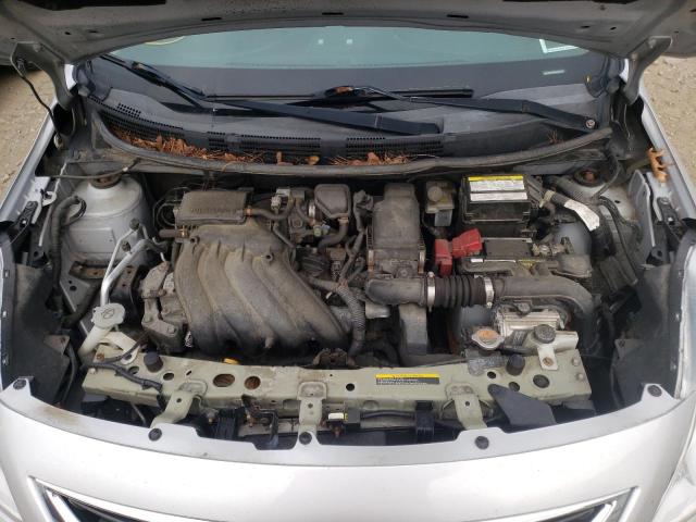 3N1CN7AP0EL876535 - 2014 NISSAN VERSA SILVER photo 7