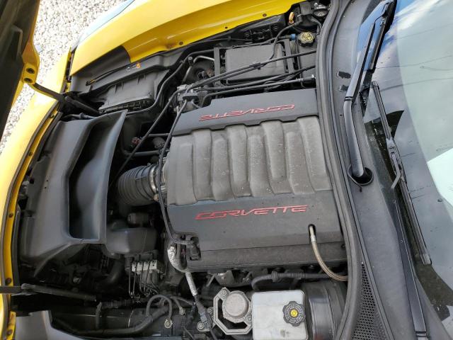 1G1YW2D79K5105462 - 2019 CHEVROLET CORVETTE G YELLOW photo 7