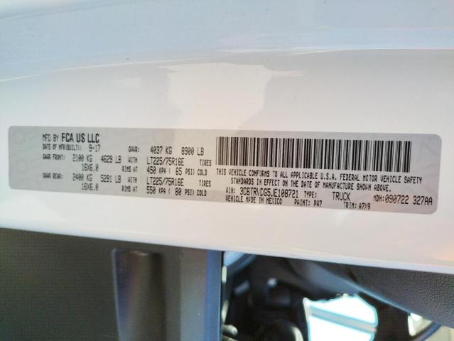 3C6TRVDG5JE108721 - 2018 RAM PROMASTER 白色 照片 10