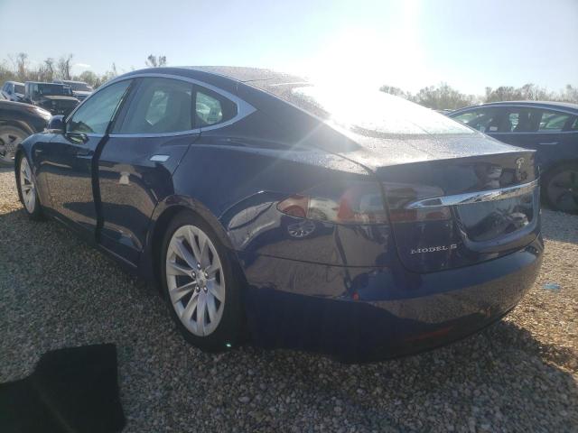 5YJSA1E28HF204435 - 2017 TESLA MODEL S Կապույտ լուսանկար 3