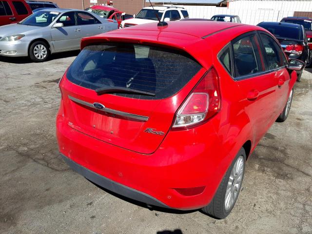 3FADP4FJ2EM200957 - 2014 FORD FIESTA TIT RED photo 4