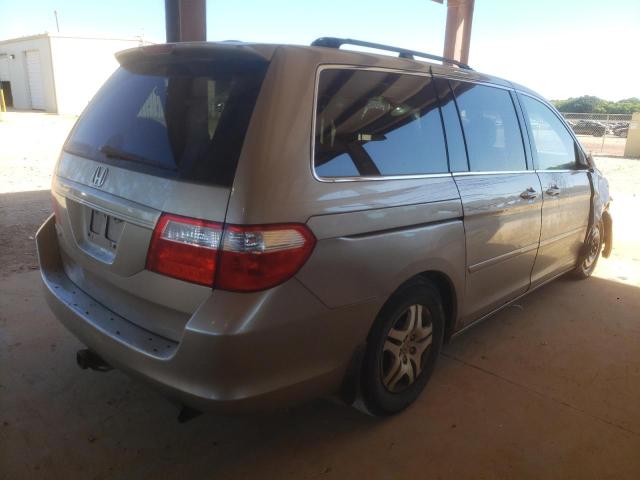 5FNRL38747B076754 - 2007 HONDA ODYSSEY EX GOLD photo 4