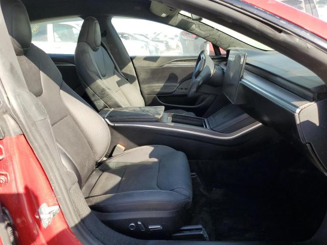 5YJSA1E61MF452698 - 2021 TESLA MODEL S Կարմիր լուսանկար 5