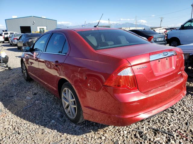 3FAHP0JG0BR325217 - 2011 FORD FUSION SEL RED photo 3