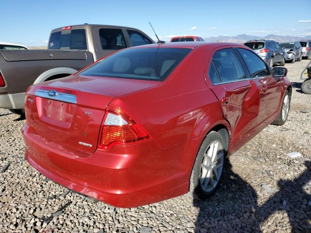3FAHP0JG0BR325217 - 2011 FORD FUSION SEL RED photo 4
